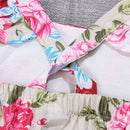 Floral Baby Halter Romper Newborn Infant Baby Girls Clothes Jumpsuit