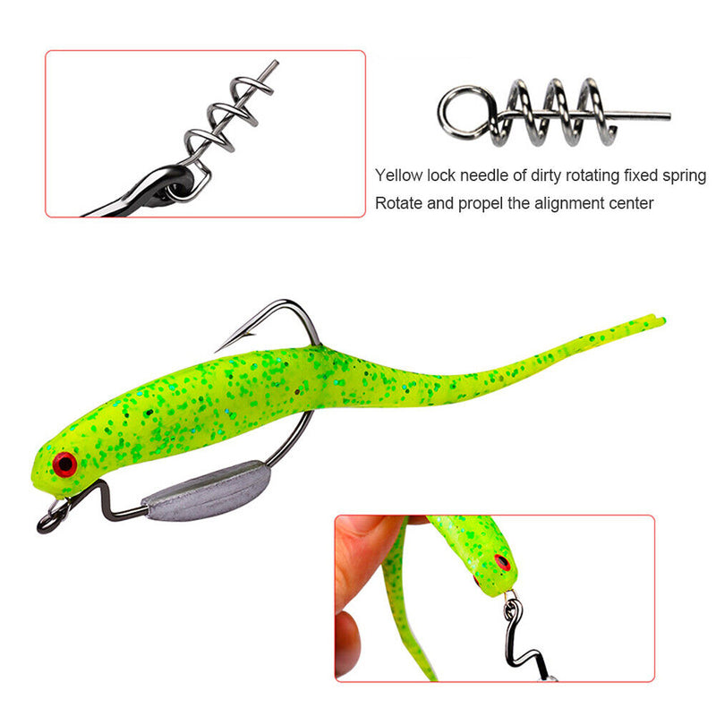 5pcs Lead Jig Head Barbed Lead Hook 1.5g 2.5g 3g for Soft Bait Fishing Tackles