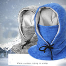 Winter Windproof Warm Plush Warm Cap Full Face Motorcycle Hat Cycling Hat