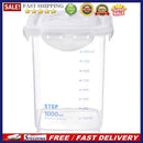 Scaled Grains Fresh Sealed Cans Kitchen Food Storage Jar Plastic Snacks Tank