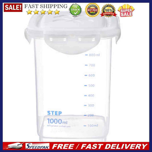 Scaled Grains Fresh Sealed Cans Kitchen Food Storage Jar Plastic Snacks Tank