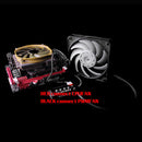 1 to 10 4Pin PWM Cooling Fans HUB PC SATA Port Power Speed Controller