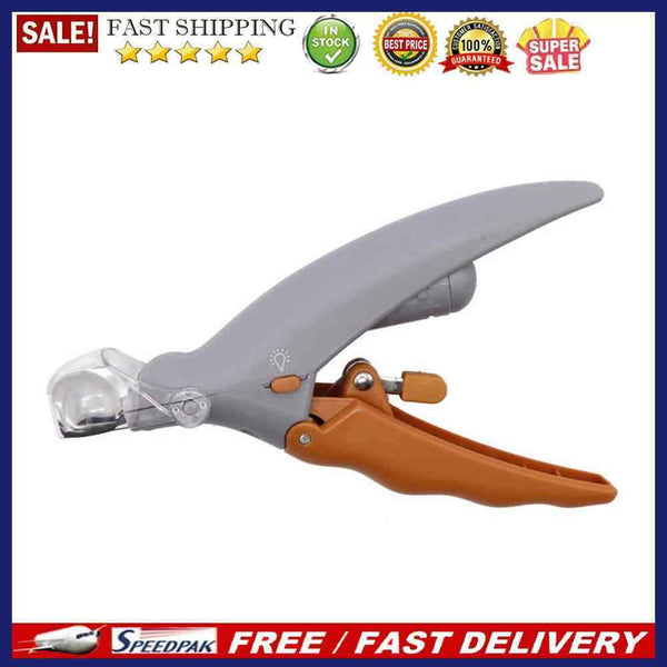 Dog Cat Nail Clipper Nail Toe Claw Scissor Cutter with LED Light Pet Supplies