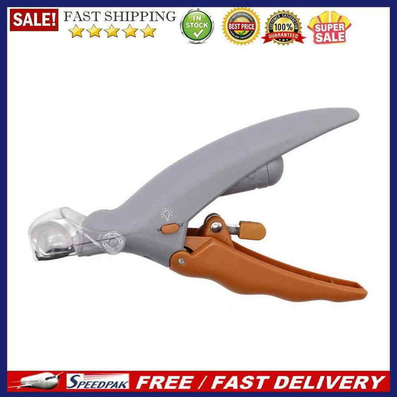 Dog Cat Nail Clipper Nail Toe Claw Scissor Cutter with LED Light Pet Supplies