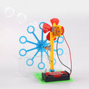 Children Bubble Machine Toys Science Experiment Hand Cranked Blowing Bubble Toys