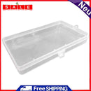 Ahomi Storage Box, Empty, Clear Plastic, Square, For Jewelry