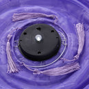 Solar Nylon Lantern Lamp Waterproof Hanging Light Festival Decor (Purple) Newly