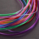 40cm multicolor plastic pipe circular carbonized bamboo knitting needles Ga