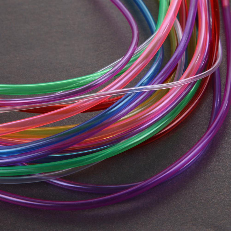 40cm multicolor plastic pipe circular carbonized bamboo knitting needles Ga