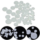 58 Pcs Plastic Gears Set Shaft Motor Gear Gearbox Robot Kits Craft