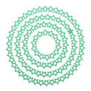 4pcs Metal Cutting Dies Stencils for DIY Scrapbooking Photo (Round Star)-252458.