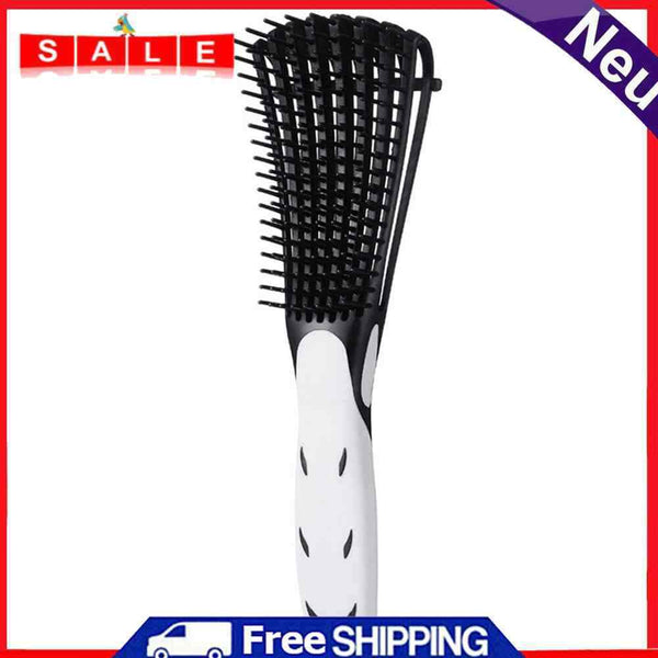 Hair Comb Practical Pro Anti-entangling Non-slip Comfort Handle Shampoo Comb