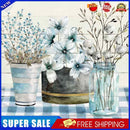 Table Flowers Oil Paint By Numbers DIY Acrylic Painting Home Decoration Gif