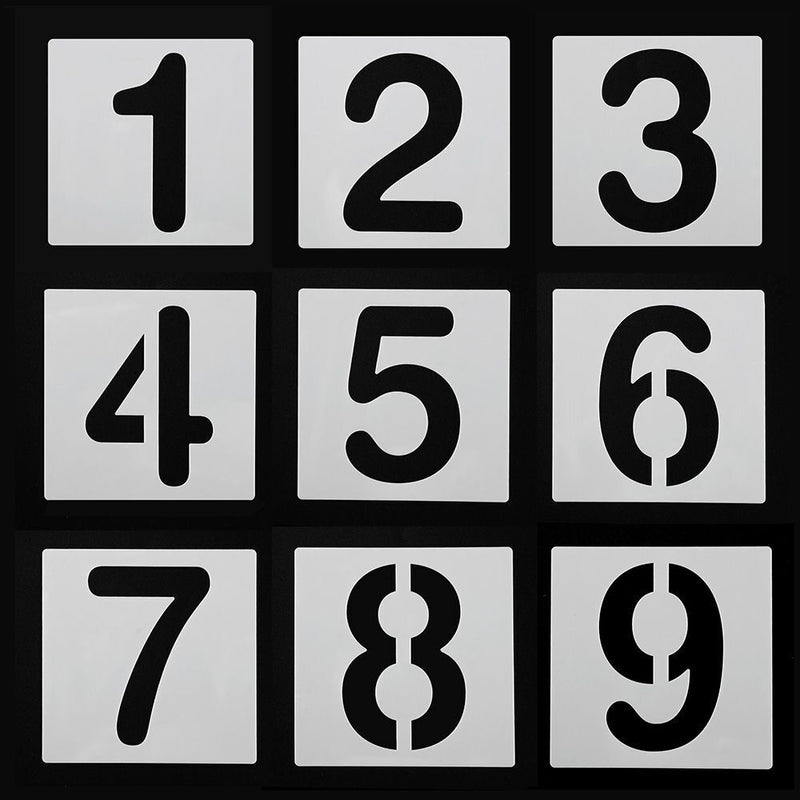Decorative Layering Stencils Scrapbooking Alphabet Number  Embossing Template