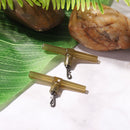 15pcs Carp Fishing Accessories Slide Bend Swivels Hair Rig Hook Link (B) Newly