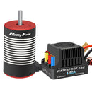 HOBBYFANS 3660 Waterproof Brushless Motor ESC for 1/8 1/10 RC Cars (3300KV)