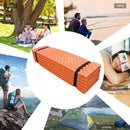Folding Soft Mats Outdoor Camping Moisture-proof Cushion (Orange Black)