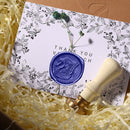 100x Star Retro Sealing Wax Bead Fire Painting Grain for Stamp (Star Blue)