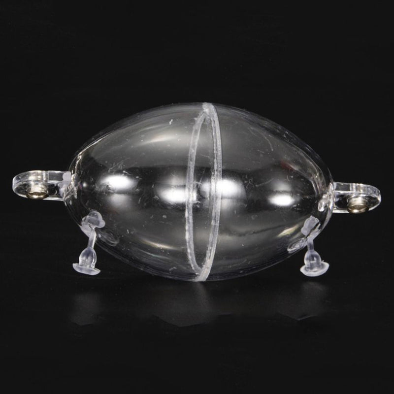 5pcs Bubble Floats Hollow Ball Fishing Floating Buoy Bobber (Clear White)