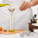 3 in 1 Funnels Flask Stainless Steel for Filling Narrow-Mouth Bottles