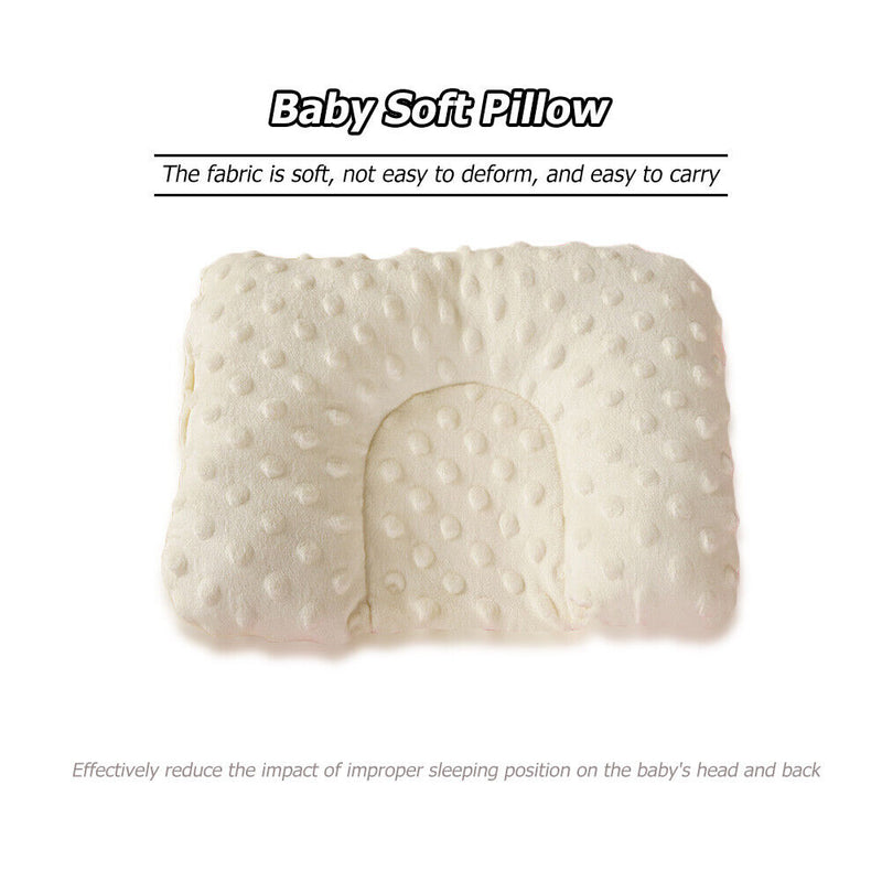 #A Baby Anti Roll Neck Soft Pillow Newborns Head Support Cushion Sleep Positione