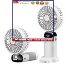 Handheld Fan 3000mA Battery Operated Mini Portable Folding Personal Cooling Fan