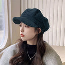 Graceful Fiddler Hat Octagonal Cap Artist Painter Hat Mariner Cap Beret Hat