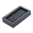 Mini Digital LCD Auto Car Truck Dashboard Date Time Calendar Clock Black