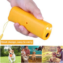 LED Ultrasonic Dog Repeller Portable Pet Aggressive Anti Barking Trainer Tool