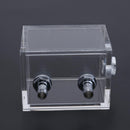 Water Tank for PC Water Cooling System with 2pcs Tube Connecters 1pc Block Newly