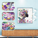 5D DIY Special Shaped Diamond Painting Girl Cross Stitch Mosaic Craft Kit