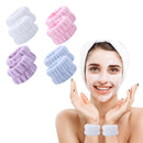 Spa Wrist Washband Prevent Liquids From Spilling Scrunchies Cuffs (Pack of