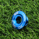 MUQZI CNC Bicycle Crankset Arm Fixing Nut Bolt Cap MTB Bike Crank Cover Screw