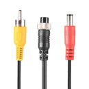 Aviation Head to RCA Male DC Male Extension Cable Adapter for Camera (B) Newly