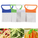 Onion Holder For Slicing Vegetable Slicer Stainless Steel Kitchen Gadget