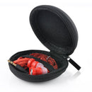 Hard Pocket Round Shaped Storage Bag Organizer Box Earphone Case Headphone