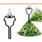 Waste Bag Carrier Leash Attachment Dog Poo Bag Holder Large Bearing Capacity
