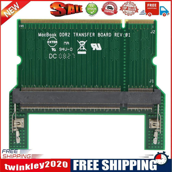 DDR2 Laptop SO-DIMM to Desktop DIMM Adapter Computer Memory Adapter Card