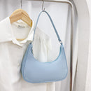 Casual Women Solid Color Top-handle Handbag Shoulder Underarm Hobos Bags Purse