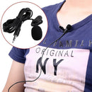 Clip On Lapel Microphones Lavalier Mic Handsfree For Phone PC Recording