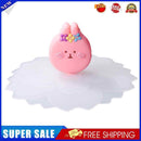 #A Cute Leak Proof Cup Lid Dustproof Silicone Mug Covers Cup Cover for Glass Mug