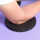 2x Plank Workout Round Knee Pad Fitness Push-up Yoga Rebound Mat (Black) Newly