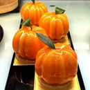 6 Halloween-Kürbis-Silikon-Kuchenform für Schokoladenmousse-Form CC Q8A8