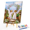 Oil Paint By Numbers Picture DIY Painting Angle Baby Acrylic Paint Art Decor
