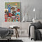 Snow Village Oil Painting By Numbers DIY Frameless Art Picture On Canvas