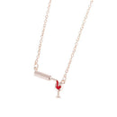 Personalized design Jewelry Wine Bottle Cup Necklace Pendant clavicle chain