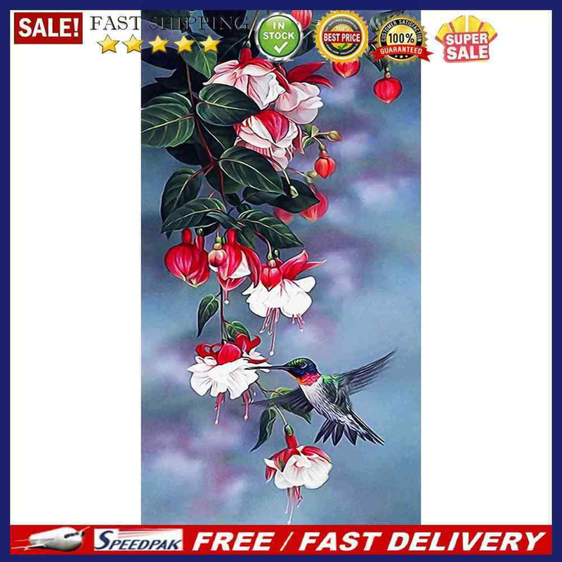 Flowers Diamond Painting 5D Full Drill Embroidery DIY Decorative Picture Cr