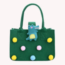 Pocketbook Organizer Cute Children Felt Handbag Casual Felt Tote Portable Bag
