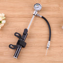 Bicycle Pump With Gauge High Pressure Meter Shock Hand Bike Air Inflator Newly