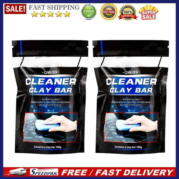 2/4pcs Car Wash Magic Clean Clay Bar Vehicle Auto Care Detailing Cleaning Too